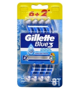 Gillette Blue3 Ice Kullan At Traş Bıçağı 8 Li
