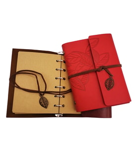 Küçük Boy Retro Deri Defter