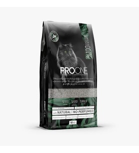 PRO ONE Kokusuz İnce Taneli Sodyum Bentonit Kedi Kumu 10kg