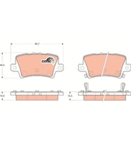 Honda Civic Hatcback Arka Fren Balatası 2005-2012