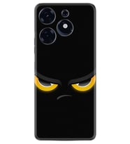 Tecno Spark 10 Pro Kılıf Silikon Desen Özel Seri Black Eyes 1644