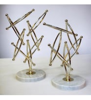 2'Lİ METAL DENGE MERMER KAİDE GAGA-029