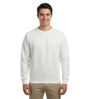 Erkek Spor Reklam Kol Sweatshirt Regular Fit BGL-ST04951 (Ekru)