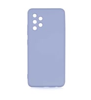 Samsung Galaxy A32 4G Kılıf Orj Lansman Serisi Pürüzsüz Esnek Kadife İç Kısım (Lila)