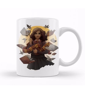 Harry Potter  The Magic of The Books Kupa Bardak Porselen
