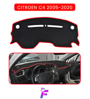 CITROEN C4 (2005-2020) Uyumlu Ön Göğüs Örtüsü Yansıma Önleyici Kolay Montaj Oto Aksesuar TA63