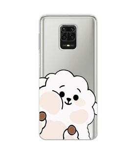 Redmi Note 9 Pro / 9s Uyumlu Sevimli Karakter Tasarımlı Şeffaf Telefon Kılıfı
