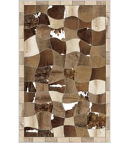 Eliana Home Baskılı, Yıkanabilir Kaymaz Taban Salon Halısı LNA1515-HT1225 100x150 cm (Kahverengi)