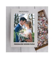 Ahşap Kişiye Özel Puzzle Seviliye Hediye Evlilik Yıl dönümü hediyesi