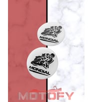 MONDİAL Logo Damla Etiket 5x5cm 2'Li BEYAZ