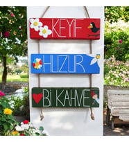 Bahçe Süsü Duvar Süsü Balkon Süsü Dekorasyon  ev hediyesi hediye Teras Kapı Süsü Mutfak Süsü Hediyelik Eşya Ölçü 60*30 (Çok Renkli)