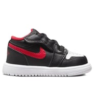Nike Jordan 1 Low Alt Leather Sneakers Hakiki Deri Lastik Bağcıklı Cırtlı Çocuk Spor Ayakkabı Siyah Beyaz