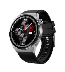 porsche tasarımlı akıllı saat-bluetooth bağlantılı, kablosuz şarj ve hediyeli kordon