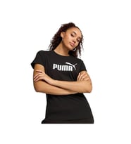 Puma Ess No. 1 Logo Tee Siyah Kadın T-Shirt 682370-01