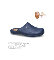 Ceyo 9846 Flex-1 Erkek Jelli Sabo Terlik Lacivert 40-45