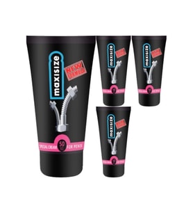 Süper Maxsize Maxi Size Cream 4 Adet Erkeğe Özel 50 Ml Şekillendirici Canlandırıcı Krem