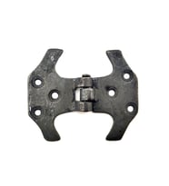 Antika Tarz Dekoratif Pirinç Fit Menteşe - 67 mm, Oksit
