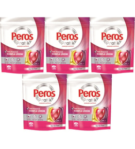 Peros Pratik Matik Çamaşır Deterjanı Kapsülü - Tableti 130 Adet Renkliler (5PK*26)