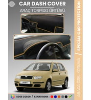 SKODA FABİA (1999-2006) Torpido Örtüsü Ön Göğüs Halı Torpido Koruma Birebir Uyum Kaymaz UV Koruma