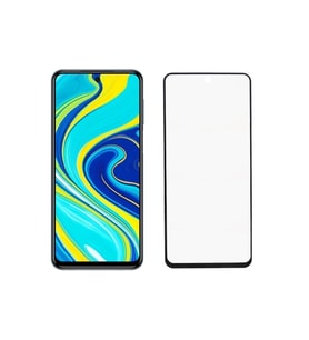 Redmi Note 9s Uyumlu Siyah Seramik Nano Ekran Koruyucu Tam Kaplayan Kırılmaz Esnek Cam