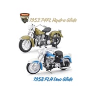 Harley-Davidson Maket Seti - 1:18 Duo Glide & Hydra-Glide