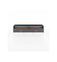 Arges TV Ünitesi 2 Raflı 2 Çekmeceli  176x30x51 Antrasit-Çam/Antrasit