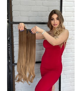 Luxury Maşa Dalgalı Yarımay+2 Yan Çıtçıt Ombreli Model