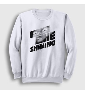 Presmono Unisex Beyaz Logo Film The Shining Sweatshirt 254381tt