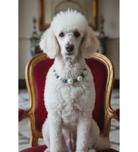 İncili Köpek Kolye- Tasma - Collar