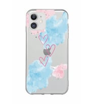 Iphone 11 Uyumlu Kalp Desenli Şeffaf Telefon Kılıfı