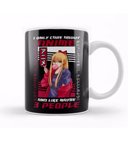 I Like Anime Video Games And Maybe 3 People Gamer Kupa Bardak Porselen