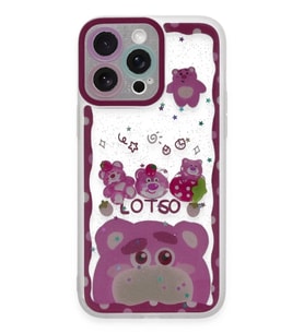 Newface Apple iPhone 14 Pro Kılıf Sweet Desenli Silikon Kapak - Pembe
