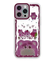 Newface Apple iPhone 14 Pro Kılıf Sweet Desenli Silikon Kapak - Pembe