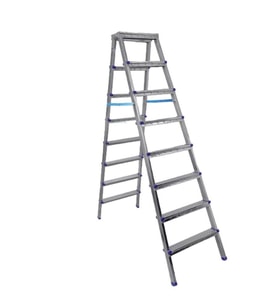 Profil Çift Çıkışlı 7 Basamaklı Merdiven (İ207) (Gümüş)
