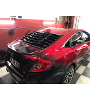 Honda Civic Uyumlu Fc5 Arka Cam Vizörü (Plastik)