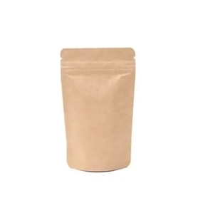 Kraft Alüminyum Kilitli Doypack 130x225x35 mm 25 Adet