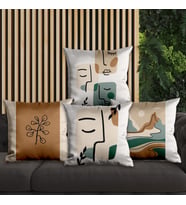eJOYA Modern Tasarımlı 4'lü Yastık İçi Ve Kırlent Kılıfı 45cm 113762
