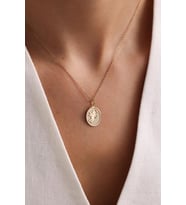 Kişiye Özel Baby Eros Model Kolye 925K Gümüş (Gold)