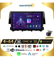 Honda Civic Kablosuz Carplay 4GB + 64GB Android 13 2015-2020 Navigasyon Multimedya Sistemi