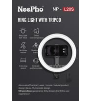 iPhone 15 Pro Max uyumlu profesyonel ring light, selfie çubuğu ve tripod seti