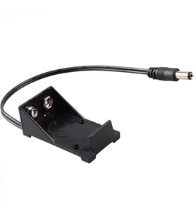 Powermaster Jack’lı 9 Volt İçin 2.1 Mm Pil Yuvası (IC-232B) (Siyah)