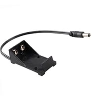 Powermaster Jack’lı 9 Volt İçin 2.1 Mm Pil Yuvası (IC-232B) (Siyah)