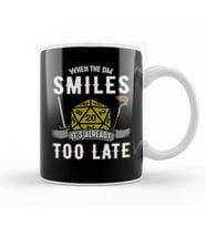 When the DM Smiles It s Already Too Late Gamer Kupa Bardak Porselen