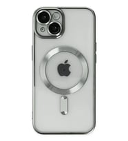 Mey İthalat® iPhone 14 Kılıf Kross Magneticsafe Kapak - Gümüş