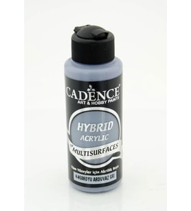 Cadence Hybrid Multisurface Akrilik Boya 120 ml. H-058 KOYU ARDUVAZ GRİ 