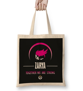 Zarya Together We Are Strong Overwatch Bez Çanta Uzun Saplı