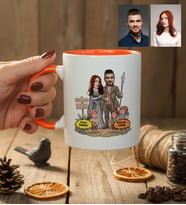 Kişiye Özel Karikatürlü Orta Dünya Sevgililer Kupa Bardak Sevgililer Günü Hediyesi