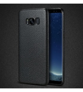 Ally SM Galaxy S8 Deri Dokulu Premium Soft Silikon Kılıf-(5775) - GLST2754-4725
