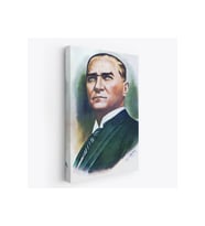 Atatürk Portre Tablosu Mustafa Kemal Atatürk Dekoratif Kanvas Tablo-CR-68