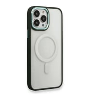 iPhone 14 Pro Max Kılıf Room Magneticsafe Silikon - Köknar Yeşili